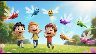 Seven Little Toy Dragonflies Zoom Zoom Zoom | Kids Songs & Nursery Rhymes