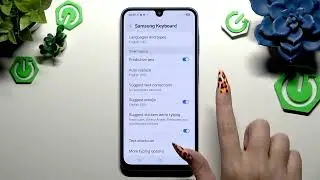 SAMSUNG Galaxy A17 5G &ndash; How to Enter Text Correction Options