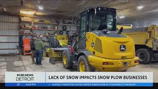 Slow snow season slowing business for Metro Detroit snow removal companies, contractors
