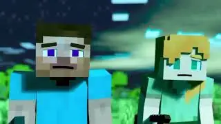 Steve and Alex save Little Villager and find a new village - Minecraft Animation 