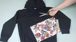 ✂️ Обновляю старую толстовку | Лёгкий способ для начинающих