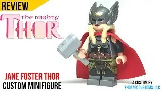 LEGO JANE FOSTER THOR Custom Minifigure from Phoenix Customs (