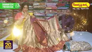 Semi Stitched Half sarees - Lehenga set for party wear #gitakrishnasilks #saree #halfsarees
