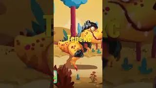 Тирекс спинто🍖 старший плювик и ледышка игра Dino bash #shorts #динозавры🦖🦕