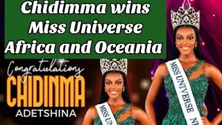 Chidimma is the New Miss Universe Africa and Oceania. 1st runner up Miss Universe 2024 #Qinspride
