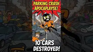 Hack's PARKING Made 10 Cars CRASH 😂 #idiotsincars