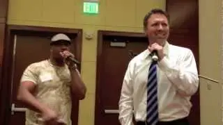 Motivational Speaker's Surprise Rap. Funny! Derek Clark