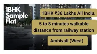 1BHK Flat for Sale I Mangeshi Universe in Ambivali I Call 9420204400 I welldonerealestate I MahaRERA