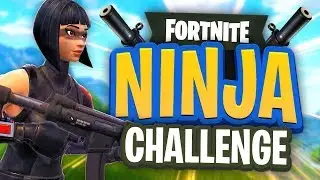 NINJA CHALLENGE in Fortnite Battle Royale