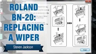 Roland BN-20: Replacing a Wiper