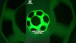 JYMINGDE Green led glow in the dark soccer ball football #manufacturer#glowinthedark #soccerball