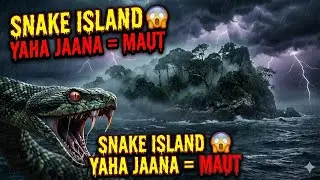 Duniya Ki Sabse Khatarnak Jagah ☠️ | Snake Island#SnakeIsland #RealHorror #DangerousPlaces #True