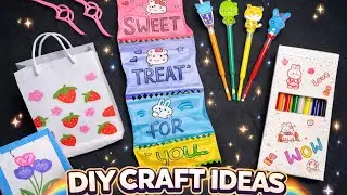 How to make easy craft/ DIY craft ideas/ easy craft/papercraft ideas/ school supplies craft