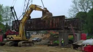 Monroe 9th St Bridge Removal 5/25/11