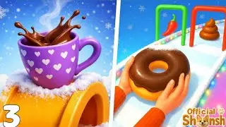 Coffee Stack 🆚 Bakery Stack - All Levels Satisfying Walkthrough Gameplay PART 3