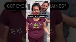Got eye pain? Sensitivity to light? #chiropractor #dmv #atl #asmr