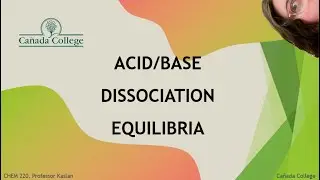 Acid Base Dissociation Equilibrium