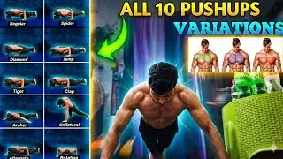 Ep:27 - All 10 Pushups variation || How to do them || Their EFFECTS ||