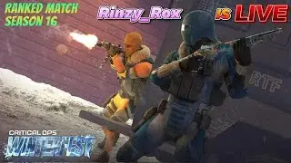 🔴Ranking Live🔥| Critical Ops Ranked Match Gameplay Live | Rinzy_Rox #criticalops #rinzyrox