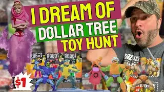 I DREAM OF DOLLAR TREE! Dollar Tree Toy Hunt!