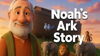🌈 Noah&rsquo;s Ark Story | Pixar-Style Bible Animation 🕊️