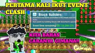 FIRST TIME IKUT EVENT CLASH! BLOCK BUILDERS! | GrowTopia Indonesia 2026 