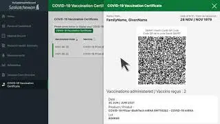 How to access your QR code proof of vaccination through your desktop