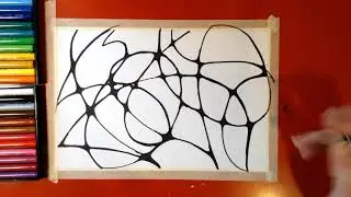 Neurographic Doodles and Color Blending