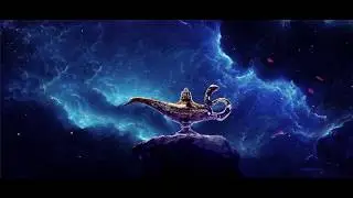 Aladdin 2019 Motion Poster in Photoshop (Arena Animation Visakhapatnam)