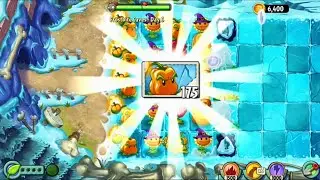 PVZ2 REFLOURISHED FROSTBITE CAVES DAY 6 #pvz2reflourished #pvz2 #zombie #games #gaming #edit #funny 