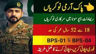 Pak Army Remount Depot Mona Jobs 2026 | BPS-01 to BPS-04 | How to Apply | Latest Govt Jobs