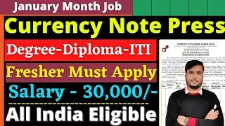 Currency Note Press Recruitment 2022 Recruitment 2022 | Currency NotePess Nashik Recruitment
