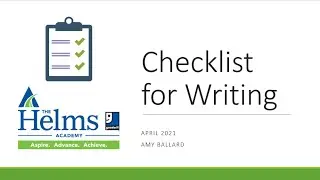 Checklist for Essay Writing | GED, HiSET, and TASC Essay Prep