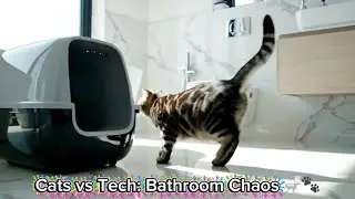 Cats vs Tech: Bathroom Chaos 🛁🚽 Real Cats vs Smart Bathrooms (FUNNIEST COMPILATION)