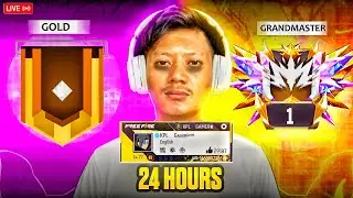 🔴LIVE - Grandmastr Top 1🔴24 Hours Rank push Nonstop #shortsfeed#frefirelive#gaminglive#grandmaster