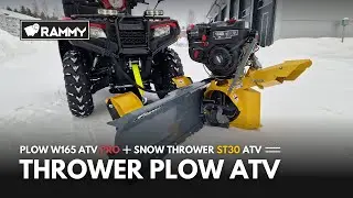 Rammy - Thrower Plow ATV