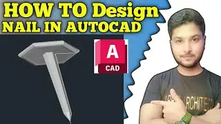 How to Design Nail in Autocad | Tutorial urdu English 2025 | Nabeel Architect