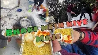 baraf Mai kiye Maje doston ke saath // dharamkot// Gallu Temple
