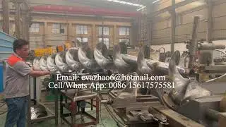 Screw Blade Flight Forming Machine, Spiral Flight Cold Rolling Mill