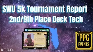 Star Wars Unlimited Tournament Report - Kissimmee 5K - 9th Place