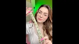 ASMR FAST MEASURING YOU #shorts fast personal attention & suit fitting ✨ focus on the numbers !