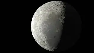 [4K] Moon - Mystery of the Universe - Rotation - 2 Hours