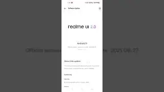 Realme 6 Official Android 11 update | realme 6, realme 6i both have now official android 11 update