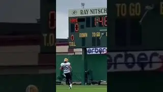 Aaron Rodgers Throws To Robert Tonyan at Packers Training Camp, Good to See Bobby Toyan Back!!!