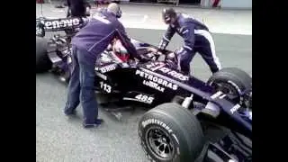 Kazuki Nakajima Williams F1 Team comes in to the pit lane