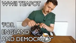 WWII 'For England and Democracy' Teapot