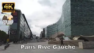 EXPLORING PARIS RIVE GAUCHE》NEW CITY? 2020 【4K】