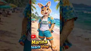 Marina Beach Chennai 🌊 | Rabbit Vlogger Beach Vibes 🐰✨ @Rabbitvlogger06 #trending #chennai#beach