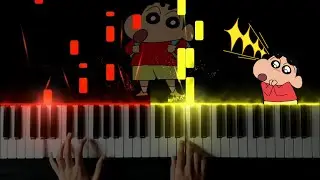 This Reminds You Of Your Childhood | Shinchan Family Theme Music - Piano Cover
