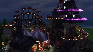 The Sims 4 Gallery Lots  ep# 2058    Halloween Carnival Cafe